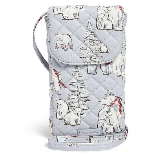 Vera Bradley Carson Cell Phone Crossbody in‎ Beary Merry - Picture 1 of 7